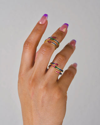 IRIS SPIRAL RING